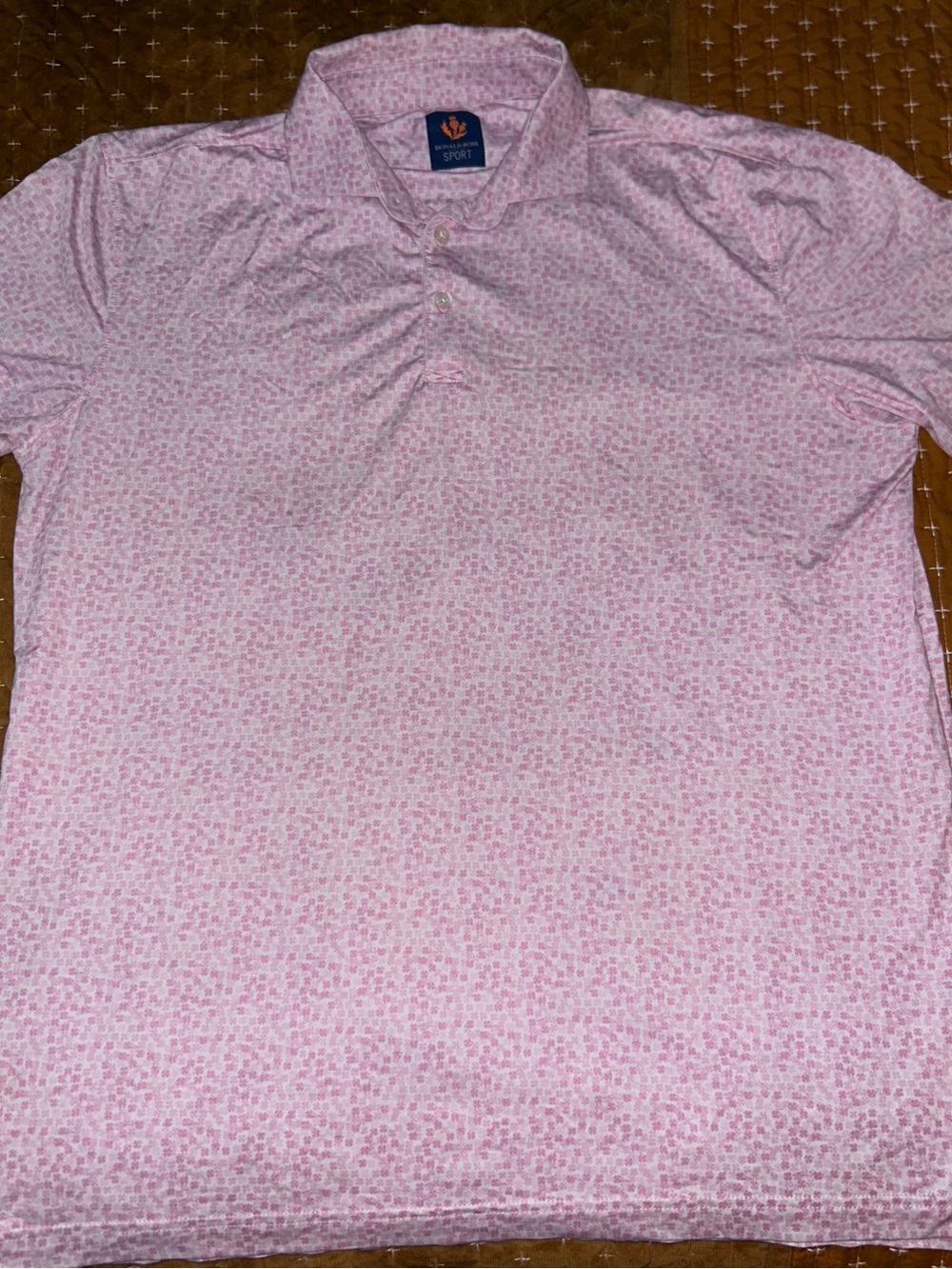 Donald Ross sport Pink Printed Men’s Polo